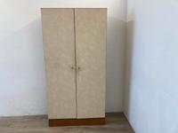 #A DDR Schuhschrank Hochschrank Kunstleder Holz Garderobenschrank Sachsen - Burgstädt Vorschau