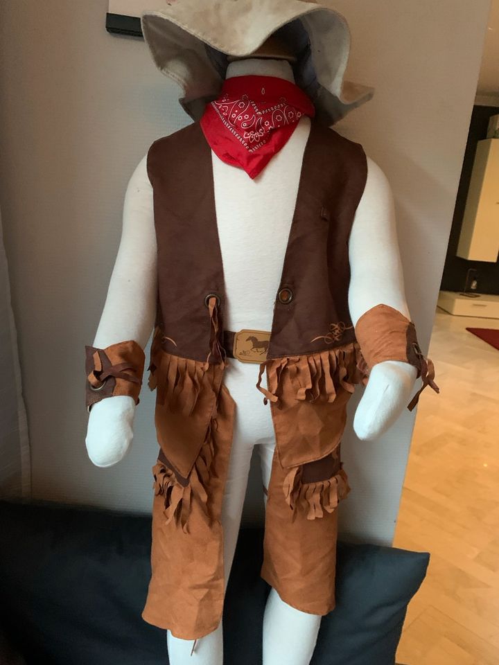 Kostüm Karneval Fasching Cowboy 3-6 Jahr in Wildeck