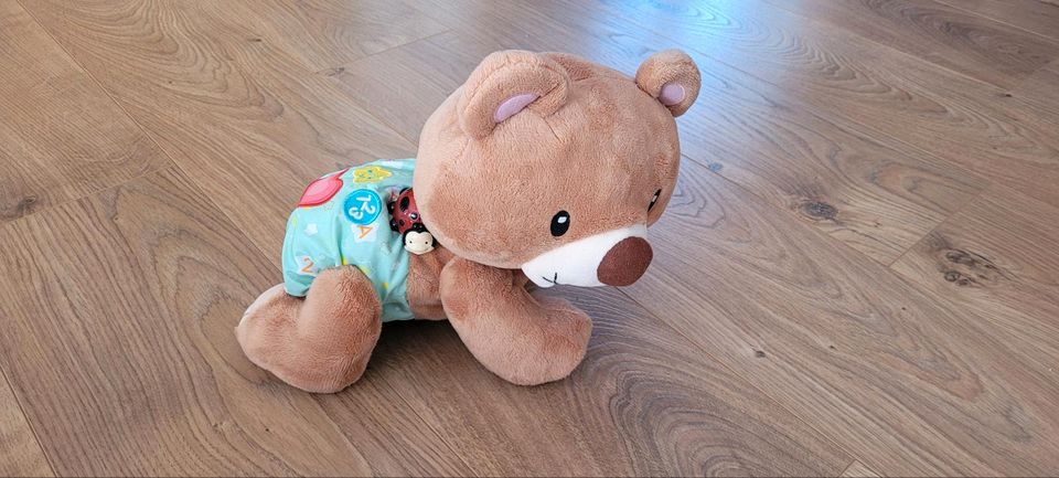 Vtech Teddybär Krabbelbär Neuwertig Ein Zweimal bespielt in Crimla