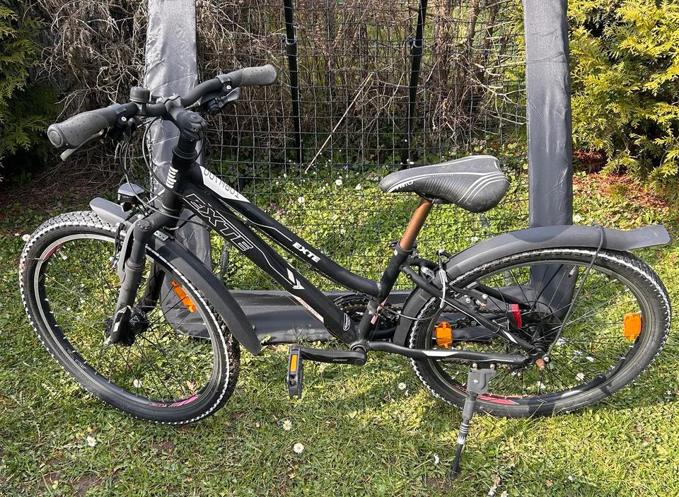 Kinderfahrrad Exte Tornado ATB Jugendfahrrad 24" schwarz-pink in Mühlheim am Main