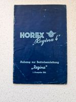 Horex Regina 4, Anhang zur betriebsanleitung Baden-Württemberg - Heilbronn Vorschau