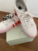 Off-White Canvas Sneakers 40 weiss-rosa-rot Altona - Hamburg Blankenese Vorschau