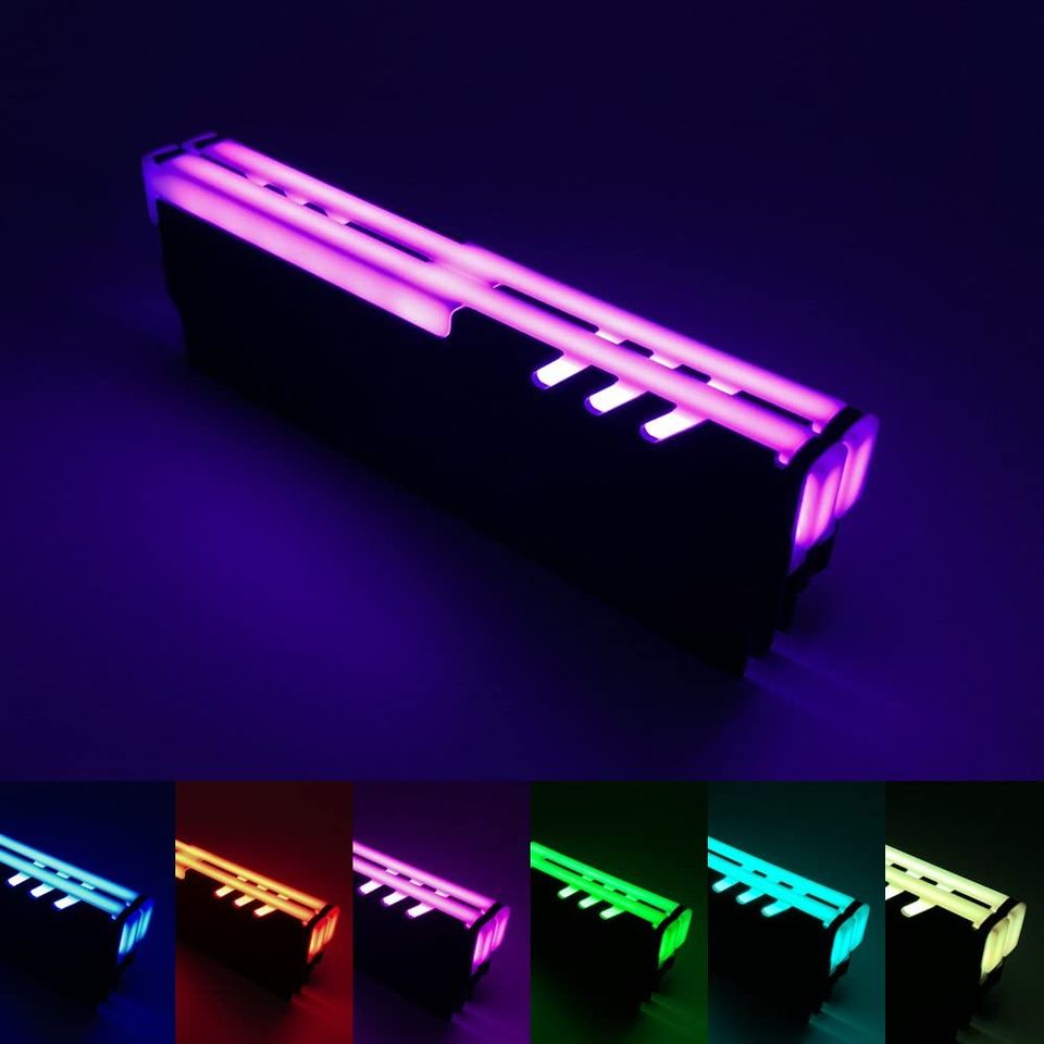 EZDIY-FAB 12V RGB Speicher RAM Kühler DDR Kühlkörper für DIY PC S in Duisburg