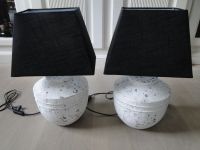 2 stillvolle Tischleuchten Tischlampen Lampe schwarz Fuß Stein Herzogtum Lauenburg - Geesthacht Vorschau