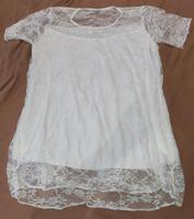 Blusenshirt weiss mit Spitze Nordrhein-Westfalen - Gelsenkirchen Vorschau