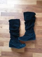 Damen Wildleder Stiefel, Gr 40, schwarz, kl Keilabsatz 4 cm Eimsbüttel - Hamburg Eimsbüttel (Stadtteil) Vorschau