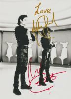 Original Michael Jackson & Janet Jackson Autogramm ( Scream ) Bayern - Lautertal Vorschau