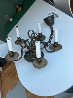 Massive fünfarmige Lampe Leuchter Messing Vintage Bayern - Neusäß Vorschau