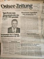 Alte Ostsee Zeitungen von 79 bis 89 und 90 Nordvorpommern - Landkreis - Weitenhagen Vorschau