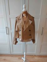 Gina Tricot Trenchcoat Jacke weite Passform kurzCamel Beige Obervieland - Habenhausen Vorschau