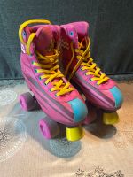 Rollschuhe, Roller Skates, gebraucht Gr 34/35, pink Baden-Württemberg - Rheinhausen Vorschau