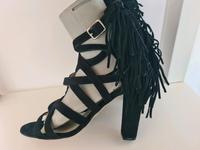 BUFFALO ECHTLEDER DAMEN SANDALEN HIGH HEELS SCHWARZ GR.40 - NEU Bayern - Schweinfurt Vorschau