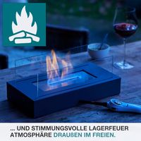 Eckig Tischfeuer Tischkamin Ethanol Zimmer Innen Außen Deko !!NEU Nordrhein-Westfalen - Ostbevern Vorschau