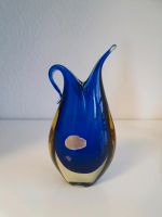 Murano Vase zweifarbig blau gelb Frankfurt am Main - Ginnheim Vorschau