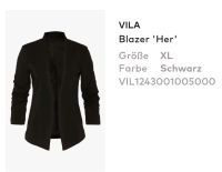 *OVP* Blazer VILA schwarz Gr. XL 3/4 Arm Kr. München - Oberhaching Vorschau