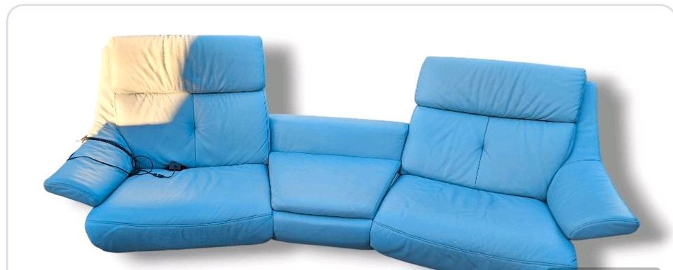 Sofa/ HEIMKINO-SOFA BLUE Echtleder in Fürth