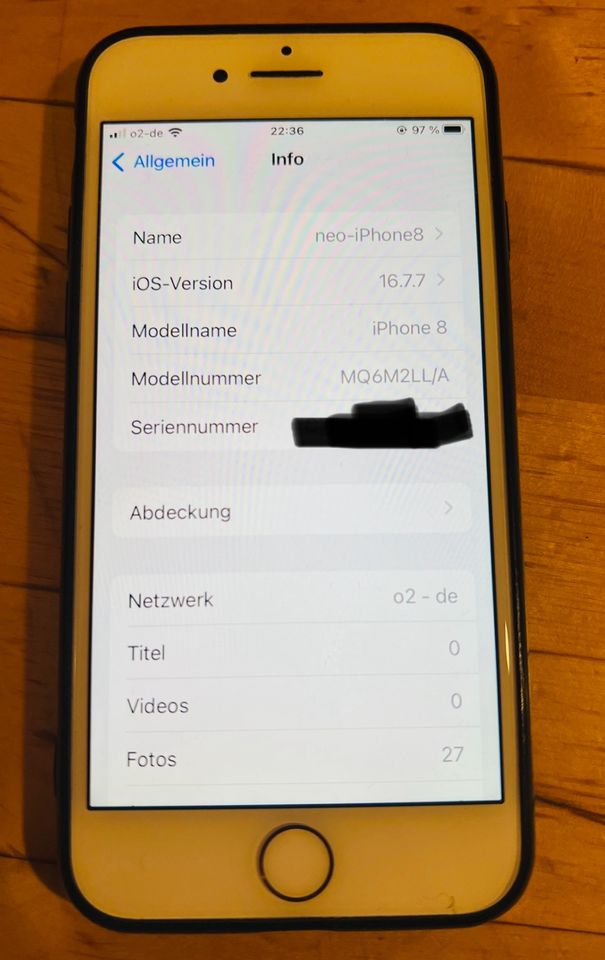 iPhone 8 64G Roségold in Würzburg