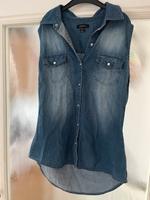 Jeansbluse ärmellos Bayern - Eckental  Vorschau