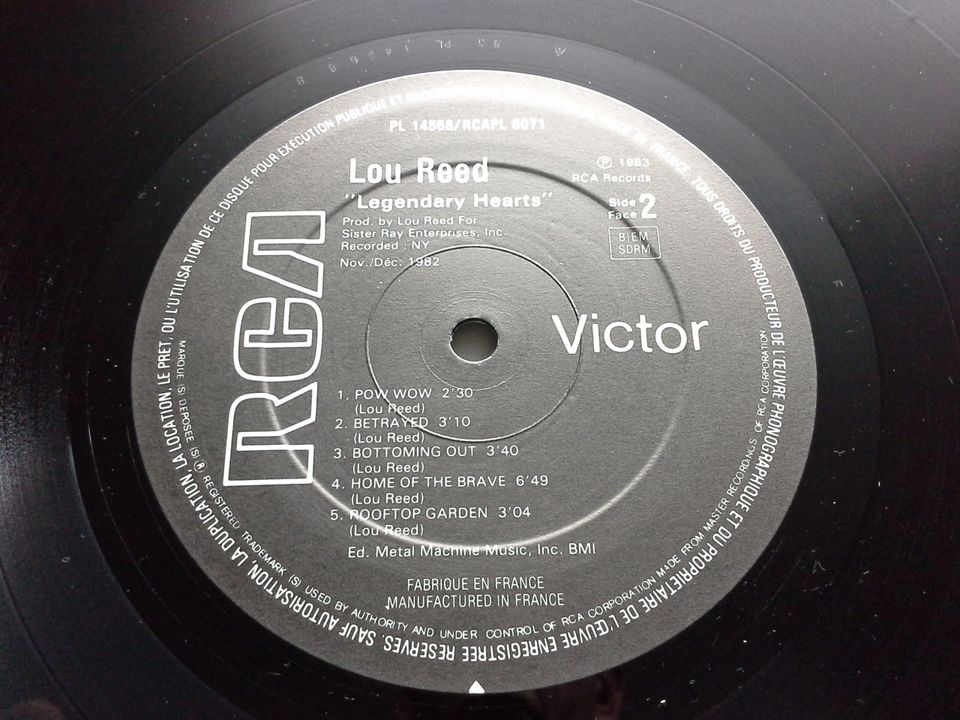 Lou Reed - Legendary Hearts (LP) in Bad Kissingen