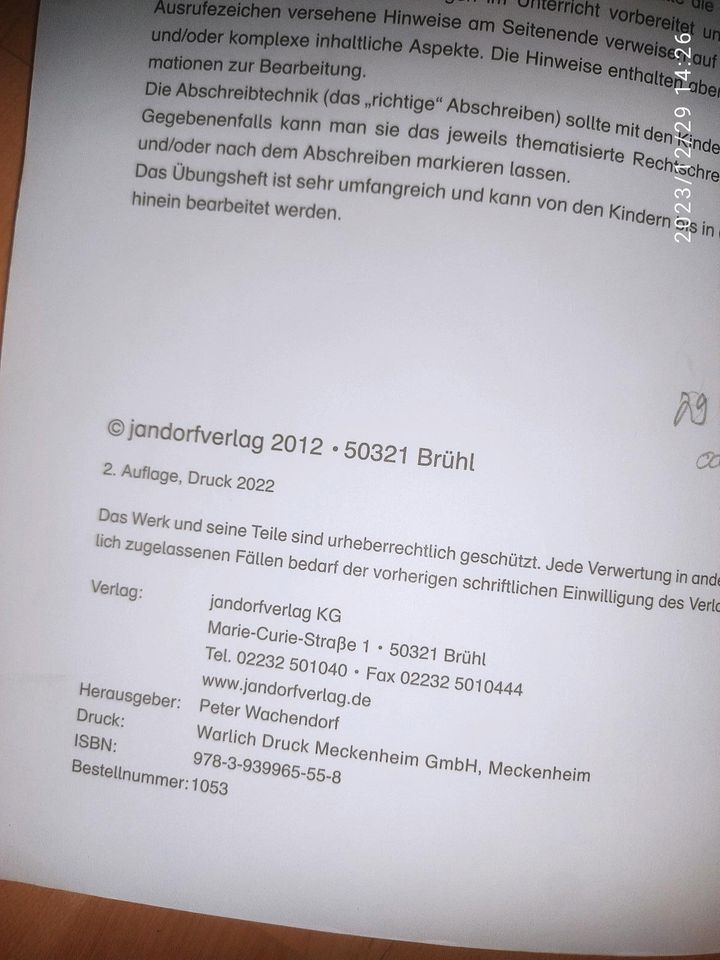Rechtschreiben 3 - Jandorf Verlag - ISBN 978-3-939965-55-8 in Gusterath