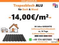 Alublech Dachblech Alutrapezblech Dachblech Wandblech Trapezblech Dachbleche Profilblech AKTION Neuware auf Maß 60 Jahre Garantie  auf Maß OHNE Extrakosten 1. WAHL NEU Dachbau 35/207 35-207 TP35 T18+ Thüringen - Kaulsdorf Vorschau