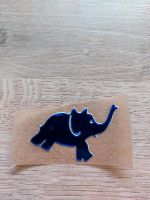 Elefant Sticker mit silbernem Rand, ca. 90er Jahre Hessen - Groß-Umstadt Vorschau