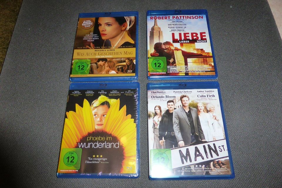 4 Blurays ab FSK 12 - Orig. verp. (Main St., Phoebe im Wunderland in Namborn