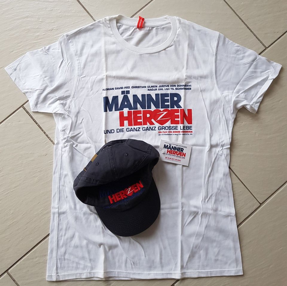Männerherzen Merchandise - T-Shirt und Cap - n e u in Stadtoldendorf