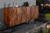 Handgearbeitetes Sideboard FLUID 160cm Mangoholz aufwendiges Frontdesign Riess-Ambiente Kreis Pinneberg - Halstenbek Vorschau