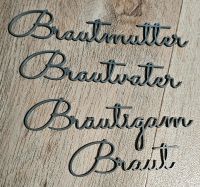 Hochzeit, Braut, Bräutigam, 3D Druck,Platzschilder,Namensschilder Niedersachsen - Bremervörde Vorschau