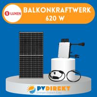 Balkonkraftwerk 620 Watt LUXEN Solar Hoymiles HMS-500 Inverter Bayern - Gunzenhausen Vorschau