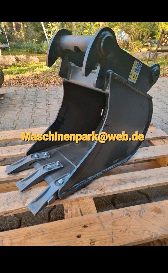 ✅️3er Set - 100/50(60)20(30) MS01 Baggerschaufel - Minibagger in Langenneufnach