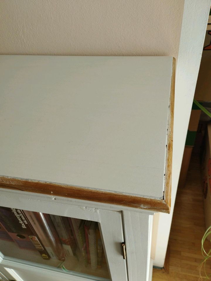 Küchen Buffett Sideboard weiß shabby (140 cm breit) in Bruckmühl