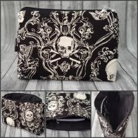 Waschtasche Totenkopf Skulls Schädel schwarz Rockabilly NEU Schwerin - Altstadt Vorschau