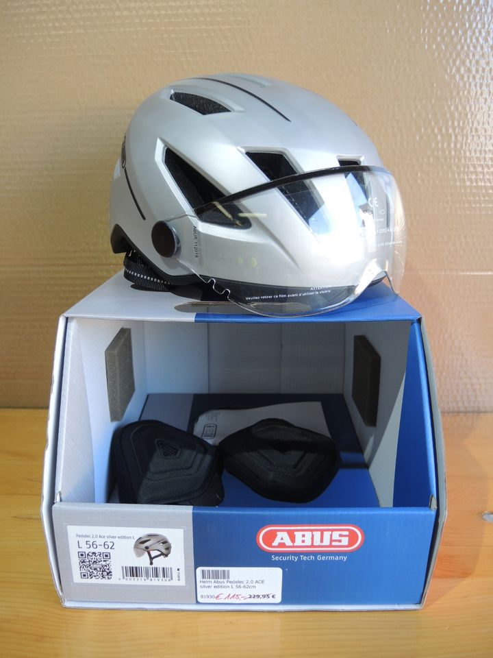 % Helm Abus Pedelec 2.0 ACE silver edition L 56-62cm % in Trebur