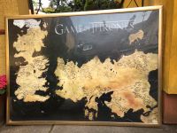 Landkarte Karte game of Thrones im goldenen Rahmen Baden-Württemberg - Baden-Baden Vorschau