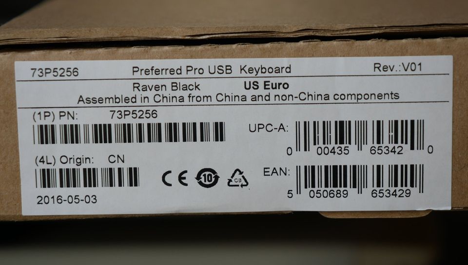 Lenovo Tastatur QWERY Typ KU-0225 mit USB-Anschluß in Osnabrück