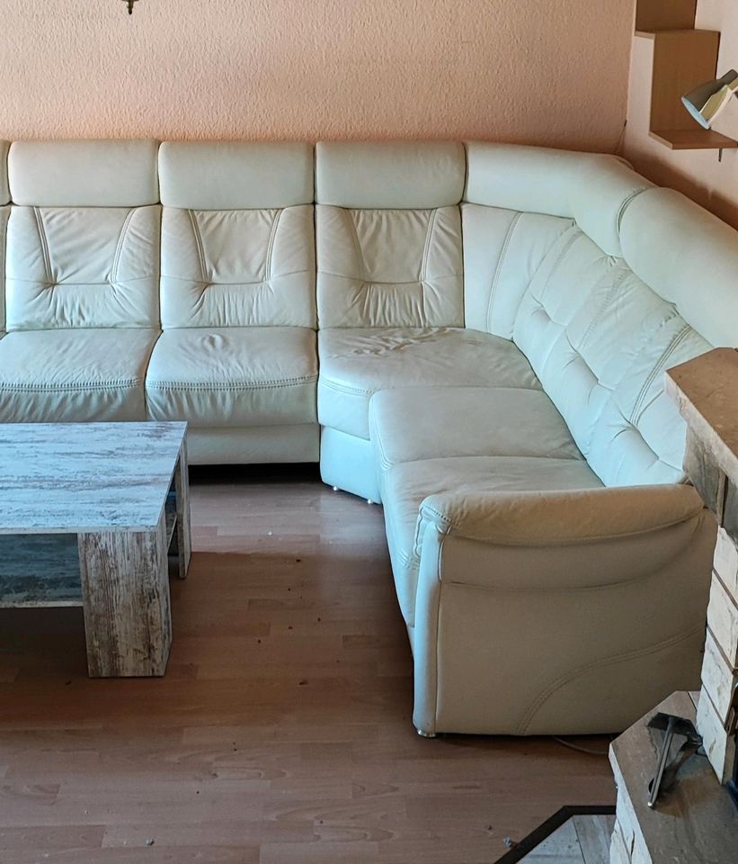 Leder Couch in Teterow