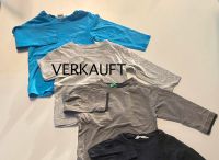 Langarmshirts Gr. 92 H&M United Colors Shirt blau grau Thüringen - Bad Langensalza Vorschau