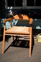 Stuhl aus Massivholz mit Wiener Geflecht Nordrhein-Westfalen - Krefeld Vorschau