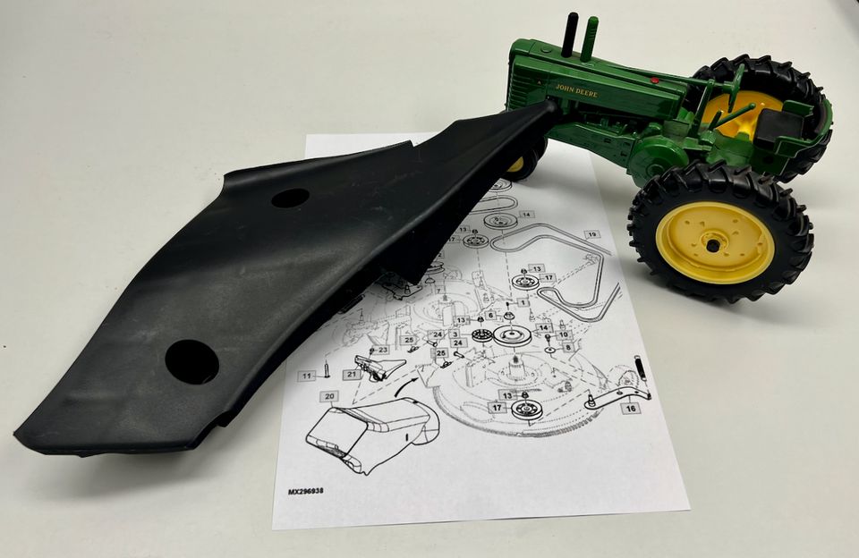 Abweiser JOHN DEERE Grasführung X350R Nase in Dorfen