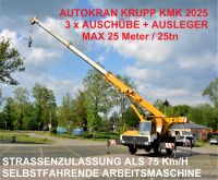 KRAN AUTOKRAN MOBILKRAN KRUPP KMK 2025 25t Bj.12-1991 Niedersachsen - Hessisch Oldendorf Vorschau