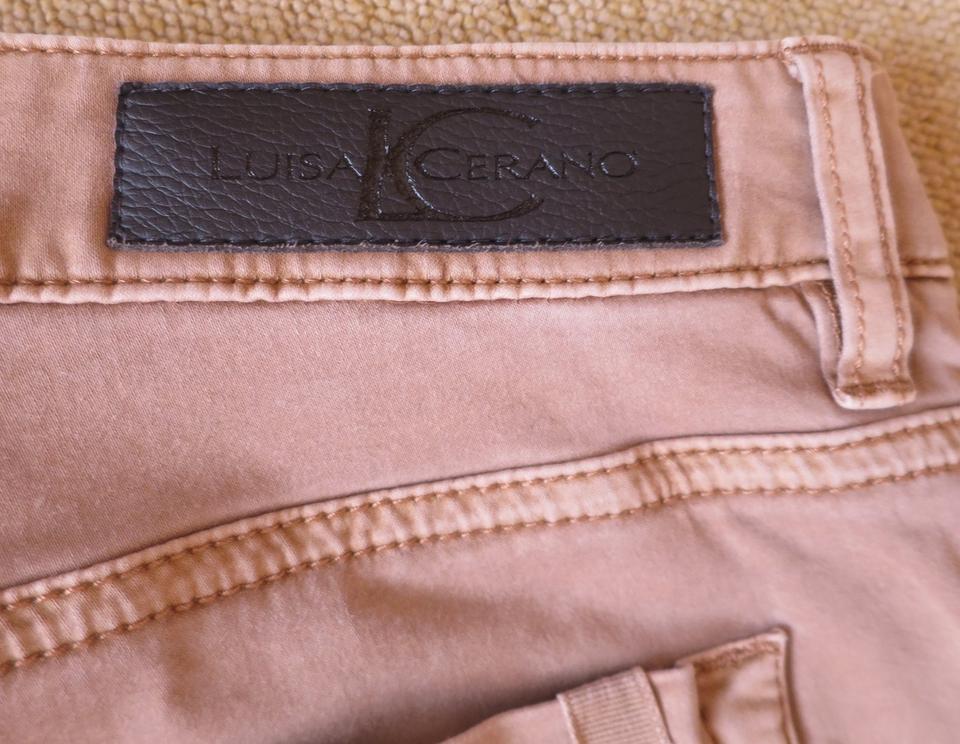 Damenjeans "LUISA CERANO", Gr. 38, beige, Premiumsegment in Leipzig