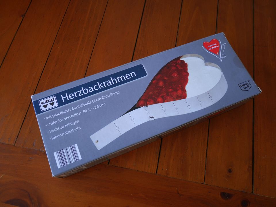 Herzbackrahmen Edelstahl stufenlos verstellbar 12-26 cm in Altmannstein