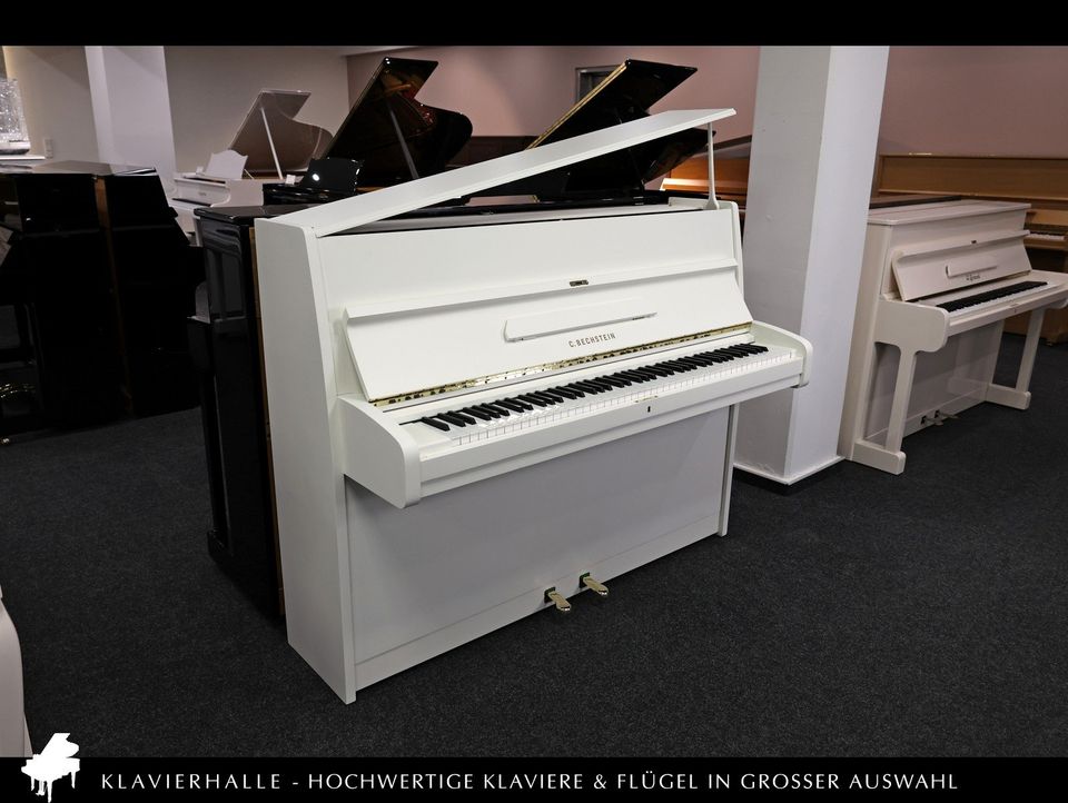 Klangvolles C.Bechstein Klavier, 114cm, weiss satiniert ★ Bj.1980 in Altenberge