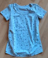 H&M Mama T-Shirt Shirt Schwangerschaft Umstand S grau Herzen Bayern - Moosthenning Vorschau