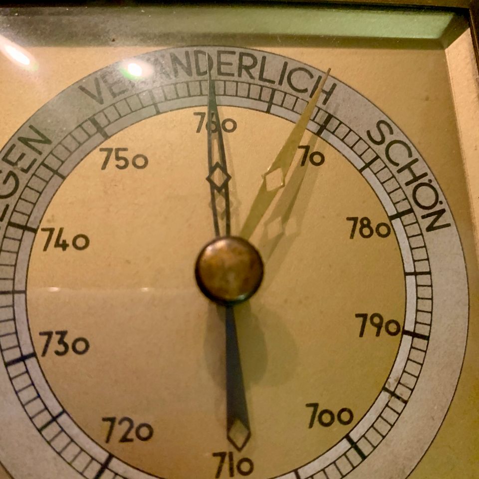 Vintage Lufft Barometer 40er Jahre in Gmund
