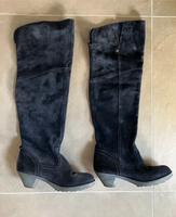 Stiefel Gr. 38, dunkelblau _ Overknee-Stiefel Nordrhein-Westfalen - Legden Vorschau