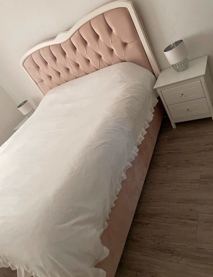 Boxspringbett 160x200cm in farbe ROSÉ in Essen