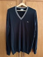 Blauer Lacoste Pullover V Auschnitt Größe 6 (XL) Brandenburg - Potsdam Vorschau